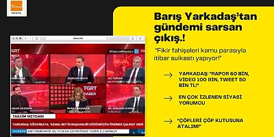 Barış Yarkadaş’tan gündemi sarsan çıkış