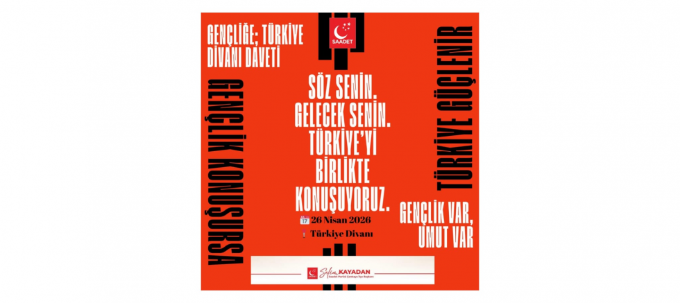 Çankaya Gençliğine; Türkiye Divanı Daveti - GÜNDEM - İnternetin Ajansı