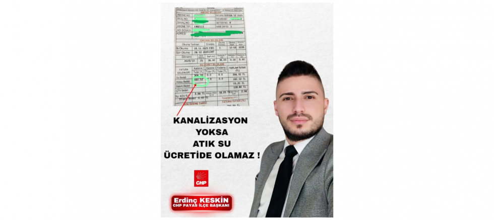 Erdinç Keskin: “Hizmet Yok, Fatura Var; Bu Açıkça Soygundur” - GÜNDEM - İnternetin Ajansı