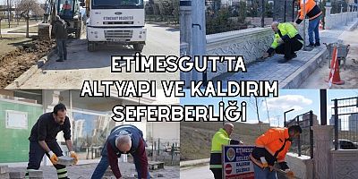 Etimesgut’ta Kaldırım ve Altyapı Seferberliği