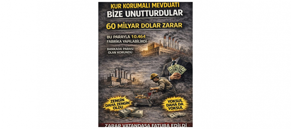 Fırat Akkuş: Kur Korumalı Mevduatın Yükü Vatandaşın Sırtına Bırakıldı - GÜNDEM - İnternetin Ajansı