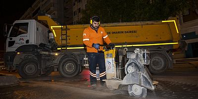 Mersin’de Asfalt Mesaisi Geceye Taşındı