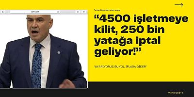 Turhan Çömez’den turizm uyarısı