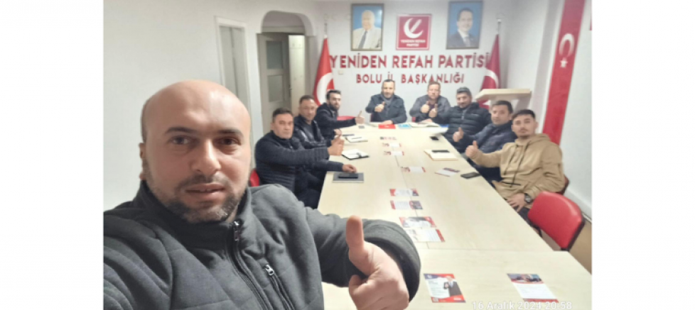 Yeniden Refah Partisi Bolu İl Başkanlığı Haftalık İl Yönetim Kurulu Toplantısı Gerçekleştirildi - GÜNDEM - İnternetin Ajansı